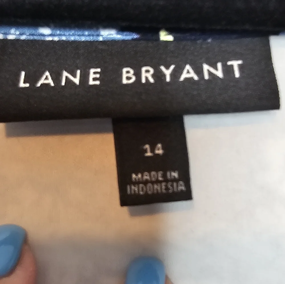 Lane Bryant Floral Self Tie Midi Dress - Picture 11 of 14